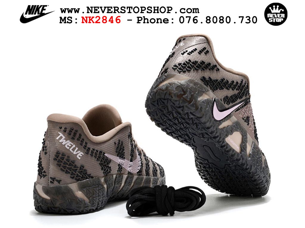 Giày bóng rổ outdoor Nike Ja 3 Nâu Đen nam replica 1:1 best batch chính hãng giá rẻ tốt nhất tại NeverStopShop.com HCM