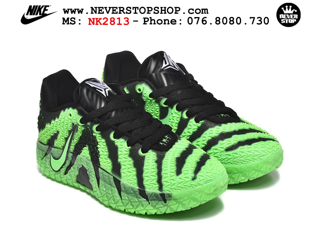 Giày bóng rổ outdoor Nike Ja 3 Xanh Lá Đen nam replica 1:1 best batch chính hãng giá rẻ tốt nhất tại NeverStopShop.com HCM