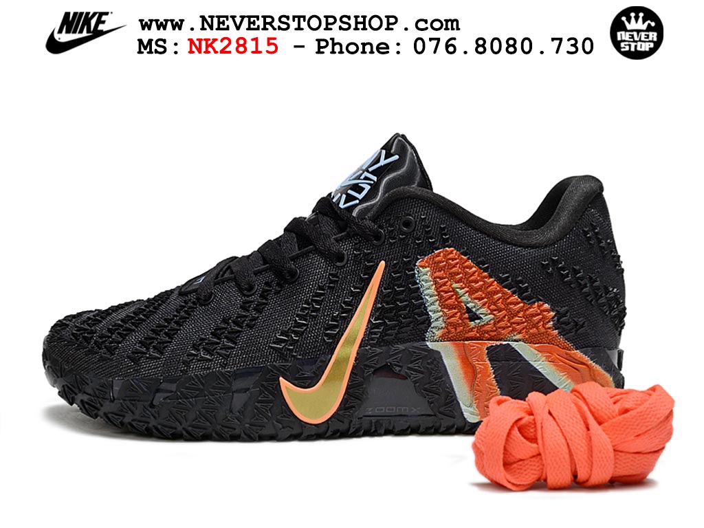 Giày Nike Ja 3 Đen Cam bóng rổ nam nữ Ja Morant giá tốt tại NeverStop Basketball Sneaker Shop Giày bóng rổ outdoor Nike Ja 3 Đen Cam nam replica 1:1 best batch chính hãng giá rẻ tốt nhất tại NeverStopShop.com HCM