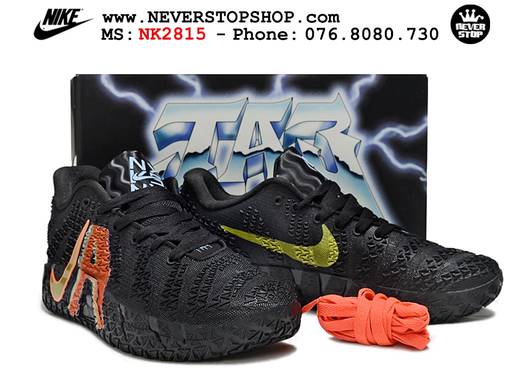 Giày Nike Ja 3 Đen Cam bóng rổ nam nữ Ja Morant giá tốt tại NeverStop Basketball Sneaker Shop Giày bóng rổ outdoor Nike Ja 3 Đen Cam nam replica 1:1 best batch chính hãng giá rẻ tốt nhất tại NeverStopShop.com HCM