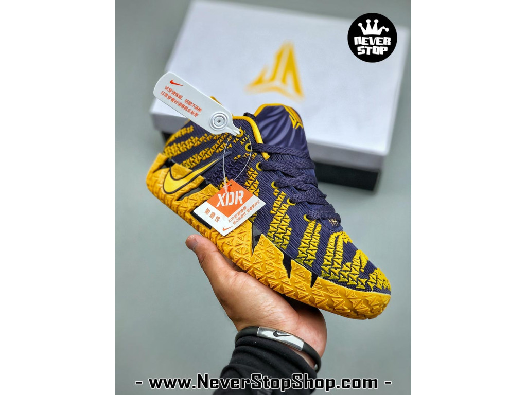 Giày bóng rổ outdoor Nike Ja 3 Vàng Xanh Dương nam replica 1:1 best batch chính hãng giá rẻ tốt nhất tại NeverStopShop.com HCM