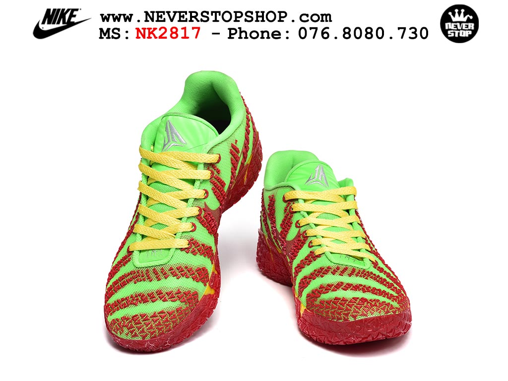 Giày Nike Ja 3 Đỏ Xanh Lá Vàng bóng rổ nam nữ Ja Morant giá tốt tại NeverStop Basketball Sneaker Shop Giày bóng rổ outdoor Nike Ja 3 Đỏ Xanh Lá Vàng nam replica 1:1 best batch chính hãng giá rẻ tốt nhất tại NeverStopShop.com HCM
