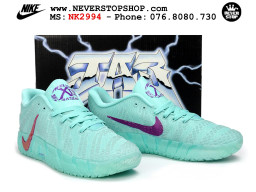 Giày bóng rổ outdoor Nike Ja 3 Xanh Ngọc Tím nam replica 1:1 best batch chính hãng giá rẻ tốt nhất tại NeverStopShop.com HCM