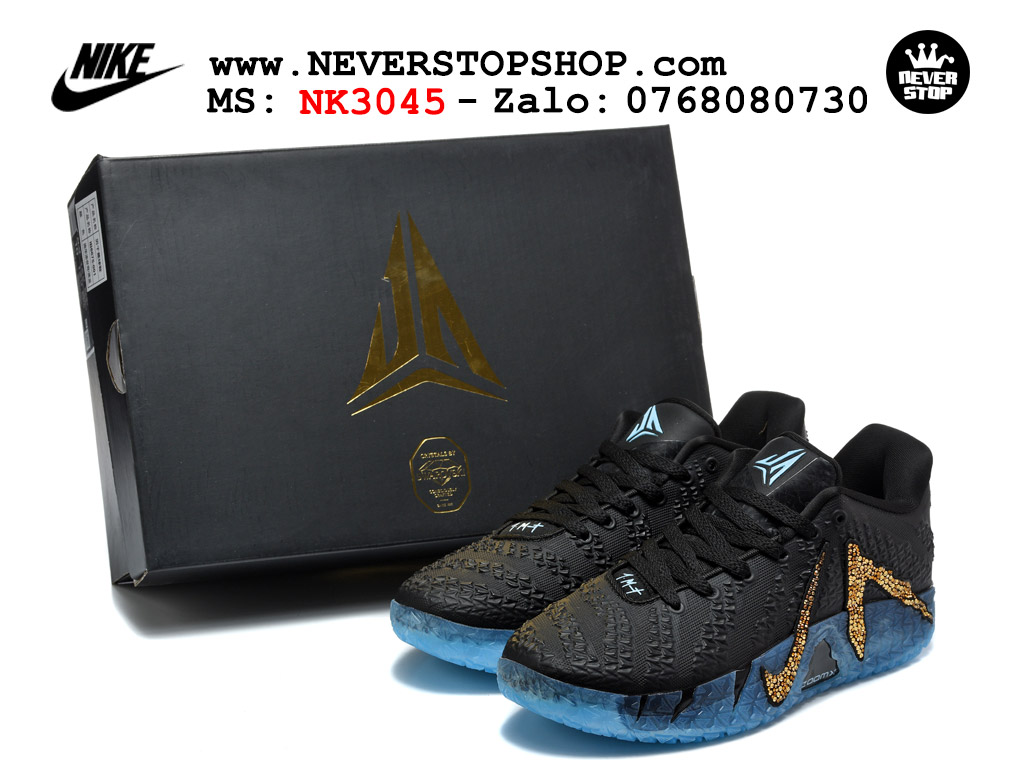 Giày bóng rổ outdoor Nike Ja 3 Đen Xanh nam replica 1:1 best batch chính hãng giá rẻ tốt nhất tại NeverStopShop.com HCM