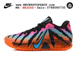 Giày bóng rổ outdoor Nike Ja 3 Đen Cam Xanh nam replica 1:1 best batch chính hãng giá rẻ tốt nhất tại NeverStopShop.com HCM