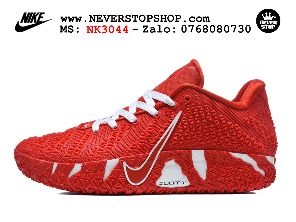 Giày bóng rổ outdoor Nike Ja 3 Đỏ Trắng nam replica 1:1 best batch chính hãng giá rẻ tốt nhất tại NeverStopShop.com HCM