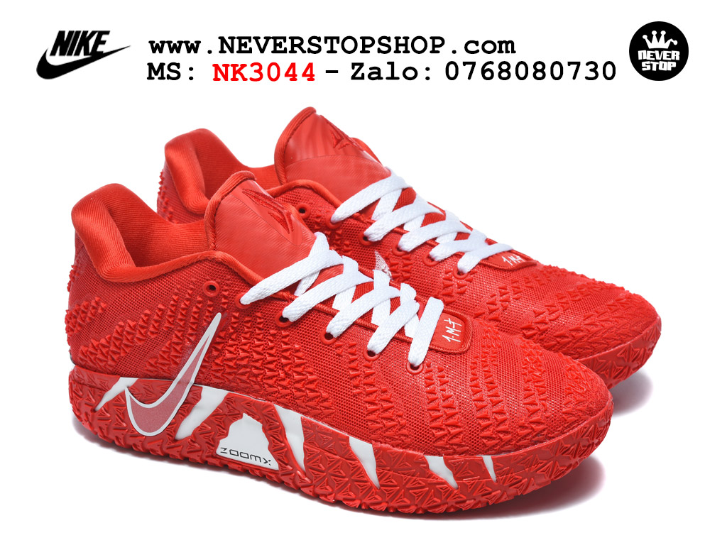 Giày bóng rổ outdoor Nike Ja 3 Đỏ Trắng nam replica 1:1 best batch chính hãng giá rẻ tốt nhất tại NeverStopShop.com HCM