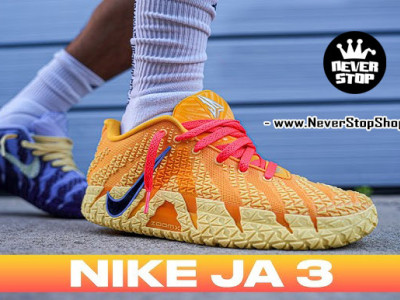 Giày bóng rổ outdoor NIKE JA 3 onfeet hàng chuẩn replica 1:1 best quality chất lượng tốt nhất | NeverStopShop.com