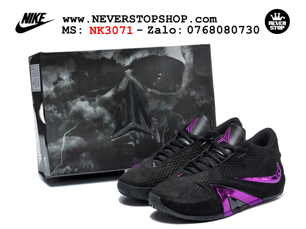 Giày Nike Ja 4 Đen Tím bóng rổ nam nữ Ja Morant giá tốt tại NeverStop Basketball Sneaker Shop Giày bóng rổ outdoor Nike Ja 4 Đen Tím nam nữ replica 1:1 best batch chính hãng giá rẻ tốt nhất tại NeverStopShop.com HCM
