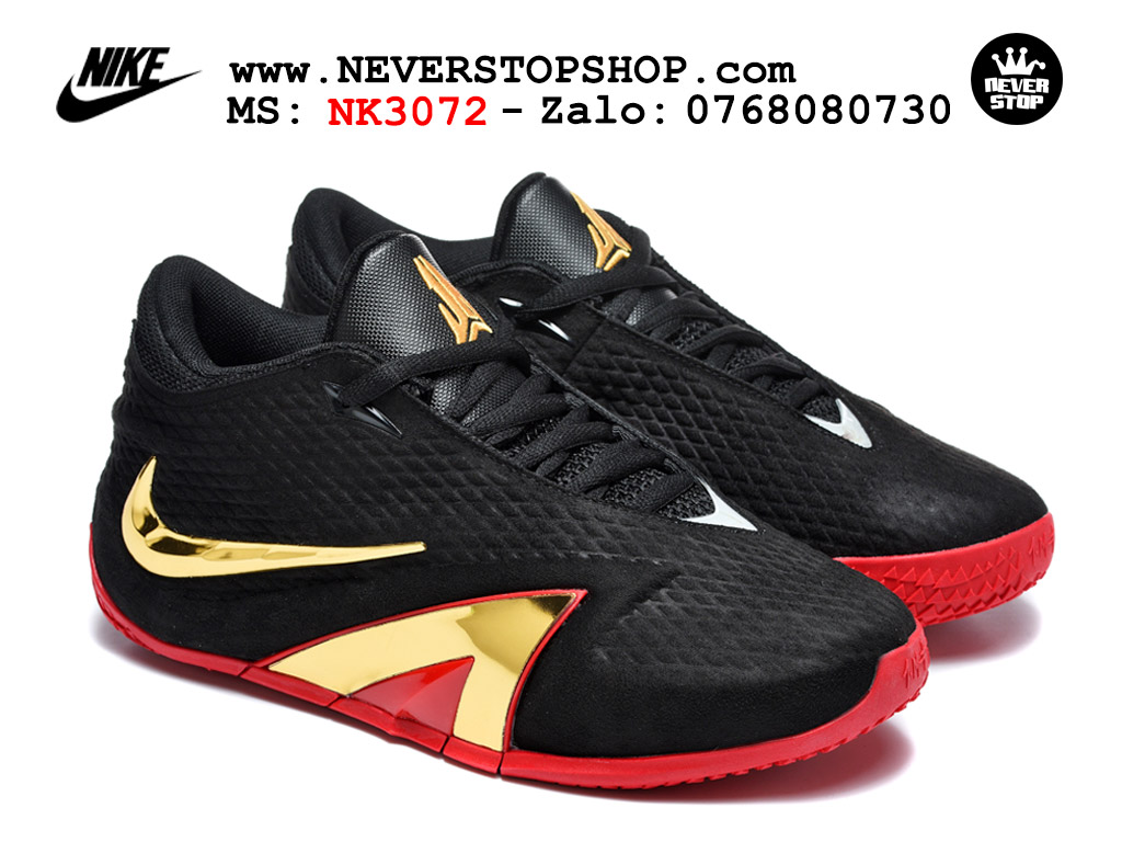 Giày bóng rổ outdoor Nike Ja 4 Đen đỏ vàng nam nữ replica 1:1 best batch chính hãng giá rẻ tốt nhất tại NeverStopShop.com HCM