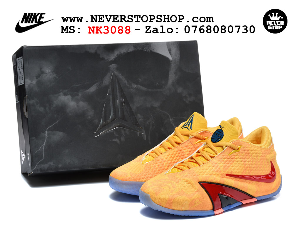 Giày Nike Ja 4 Vàng Đỏ bóng rổ nam nữ Ja Morant giá tốt tại NeverStop Basketball Sneaker Shop Giày bóng rổ outdoor Nike Ja 4 Vàng Đỏ nam nữ replica 1:1 best batch chính hãng giá rẻ tốt nhất tại NeverStopShop.com HCM