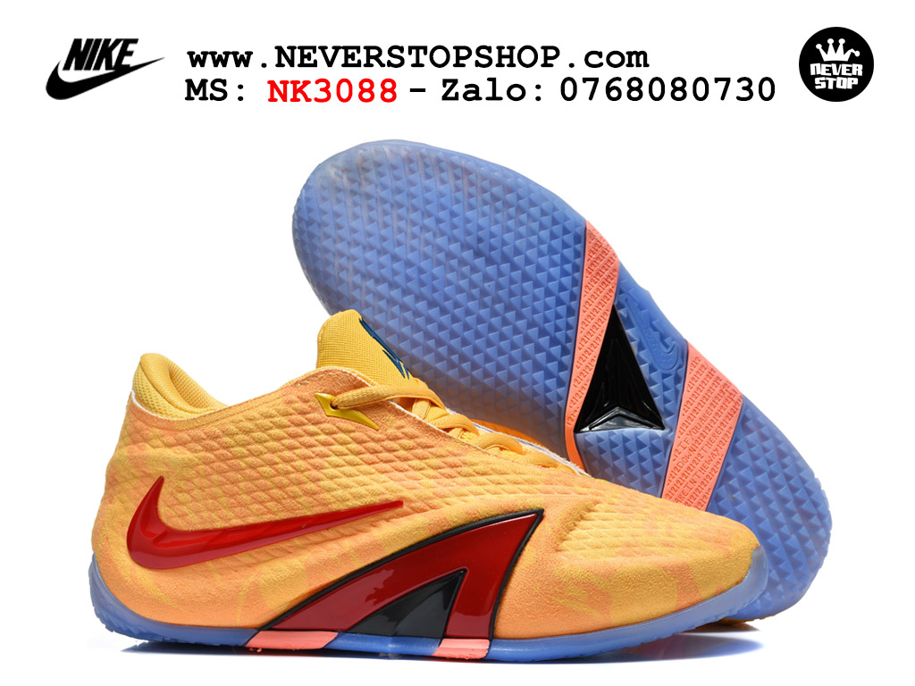 Giày Nike Ja 4 Vàng Đỏ bóng rổ nam nữ Ja Morant giá tốt tại NeverStop Basketball Sneaker Shop Giày bóng rổ outdoor Nike Ja 4 Vàng Đỏ nam nữ replica 1:1 best batch chính hãng giá rẻ tốt nhất tại NeverStopShop.com HCM