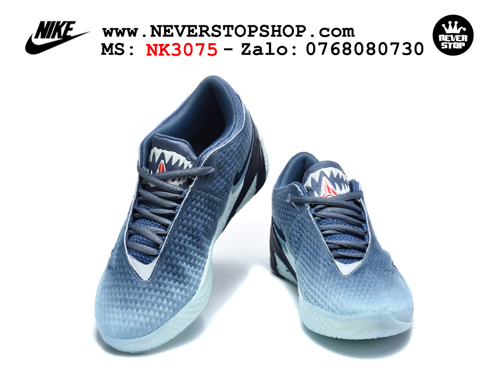 Giày bóng rổ outdoor Nike Ja 4 Xanh Navy nam nữ replica 1:1 best batch chính hãng giá rẻ tốt nhất tại NeverStopShop.com HCM