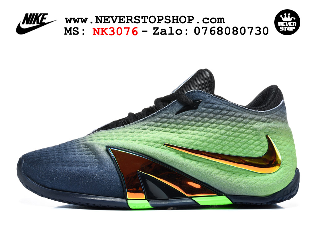 Giày bóng rổ outdoor Nike Ja 4 Xanh Gold nam nữ replica 1:1 best batch chính hãng giá rẻ tốt nhất tại NeverStopShop.com HCM