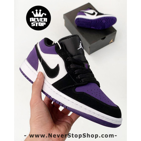 Nike Jordan 1 Low Black Purple