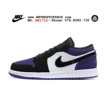 Nike Jordan 1 Low Black Purple