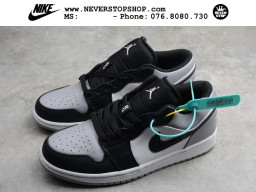 Giày Nike Jordan 1 Low Grey Toe nam nữ hàng chuẩn sfake replica 1:1 real chính hãng giá rẻ tốt nhất tại NeverStopShop.com HCM