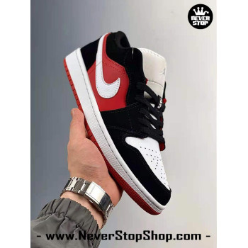 Nike Jordan 1 Low Black Red White