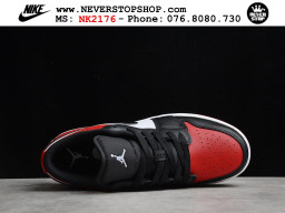 Giày Nike Jordan 1 Low Đen Đỏ nam nữ hàng chuẩn sfake replica 1:1 real chính hãng giá rẻ tốt nhất tại NeverStopShop.com HCM