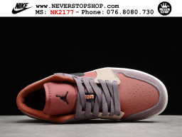 Giày Nike Jordan 1 Low Cam Đất Tím nam nữ hàng chuẩn sfake replica 1:1 real chính hãng giá rẻ tốt nhất tại NeverStopShop.com HCM