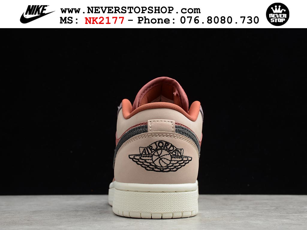 Giày Nike Jordan 1 Low Cam Đất Tím nam nữ hàng chuẩn sfake replica 1:1 real chính hãng giá rẻ tốt nhất tại NeverStopShop.com HCM