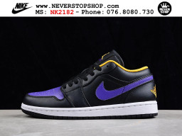 Giày Nike Jordan 1 Low Xanh Dương Đen nam nữ hàng chuẩn sfake replica 1:1 real chính hãng giá rẻ tốt nhất tại NeverStopShop.com HCM