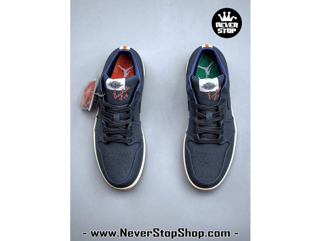 Giày Nike Jordan 1 Low Đen Nâu nam nữ hàng chuẩn sfake replica 1:1 real chính hãng giá rẻ tốt nhất tại NeverStopShop.com HCM