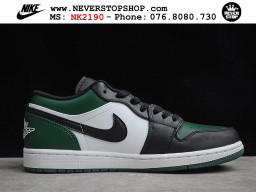Giày Nike Jordan 1 Low Xanh Lá Đen nam nữ hàng chuẩn sfake replica 1:1 real chính hãng giá rẻ tốt nhất tại NeverStopShop.com HCM