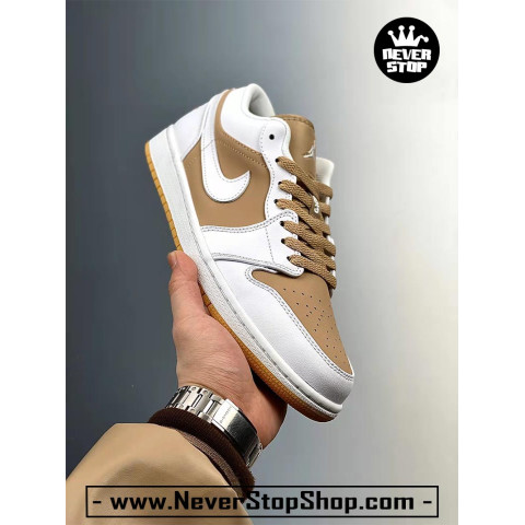 Nike Jordan 1 Low Hemp White Brown