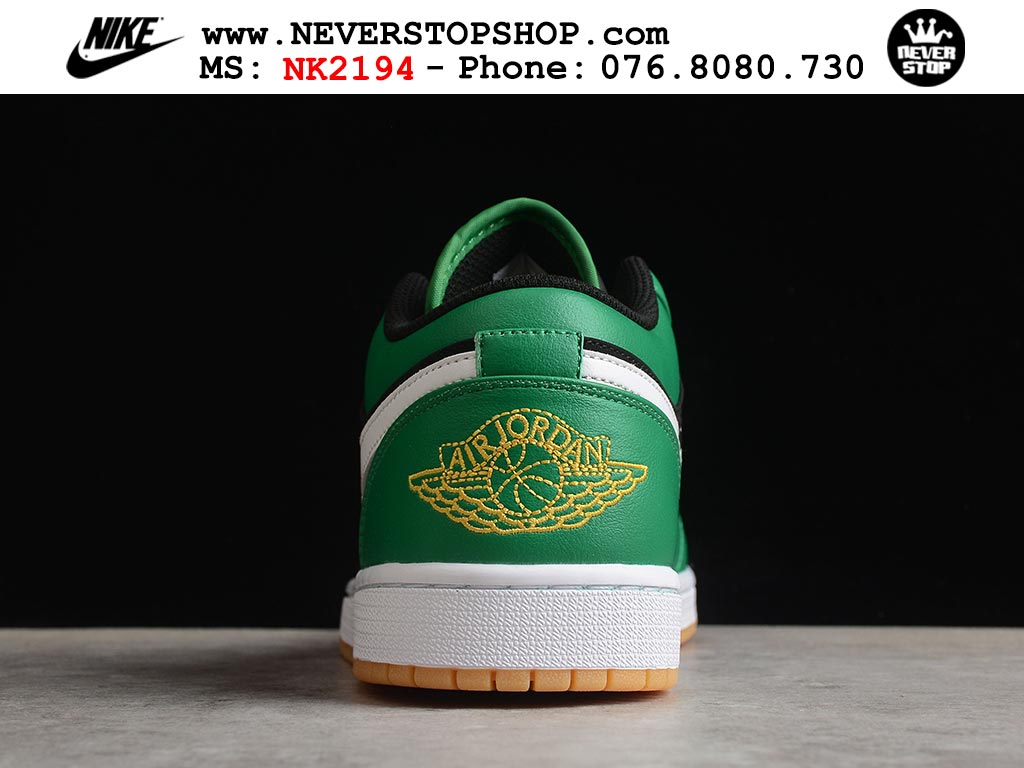 Giày Nike Jordan 1 Low Xanh Lá Vàng nam nữ hàng chuẩn sfake replica 1:1 real chính hãng giá rẻ tốt nhất tại NeverStopShop.com HCM