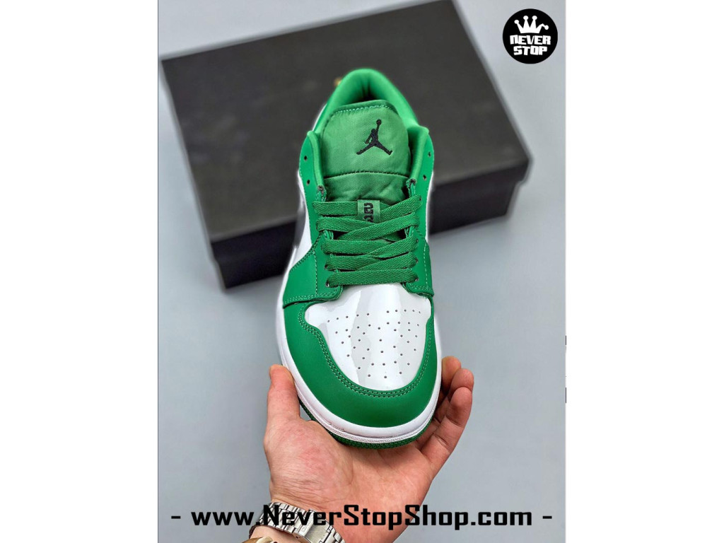 Giày Nike Jordan 1 Low Xanh Trắng nam nữ hàng chuẩn sfake replica 1:1 real chính hãng giá rẻ tốt nhất tại NeverStopShop.com HCM
