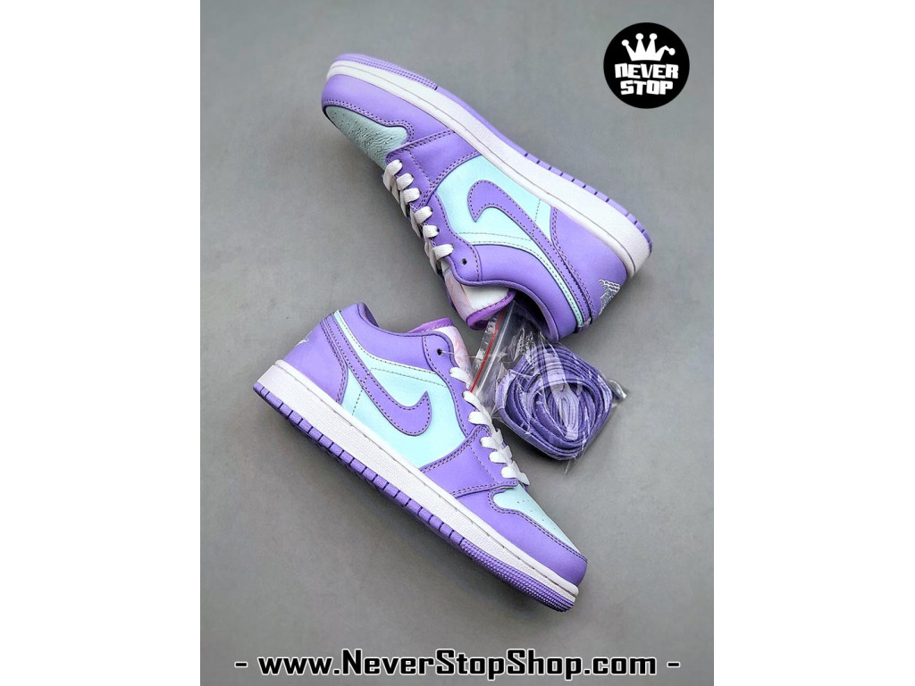 Giày Nike Jordan 1 Low Tím Xanh Dương nam nữ hàng chuẩn sfake replica 1:1 real chính hãng giá rẻ tốt nhất tại NeverStopShop.com HCM