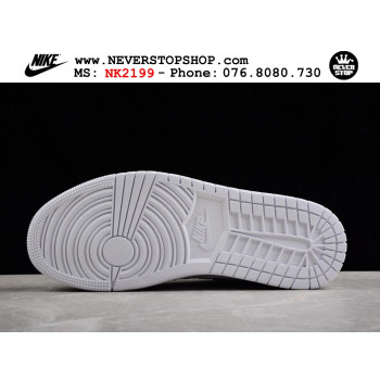 Nike Jordan 1 Low Quilted Triple White
