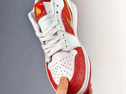 Giày Nike Jordan 1 Low Trắng Đỏ nam nữ hàng chuẩn sfake replica 1:1 real chính hãng giá rẻ tốt nhất tại NeverStopShop.com HCM