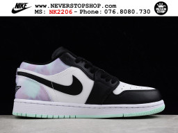 Giày Nike Jordan 1 Low Trắng Đen nam nữ hàng chuẩn sfake replica 1:1 real chính hãng giá rẻ tốt nhất tại NeverStopShop.com HCM