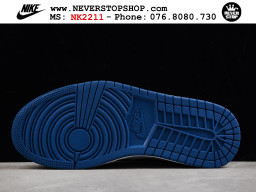Giày Nike Jordan 1 Low Xanh Dương Trắng nam nữ hàng chuẩn sfake replica 1:1 real chính hãng giá rẻ tốt nhất tại NeverStopShop.com HCM