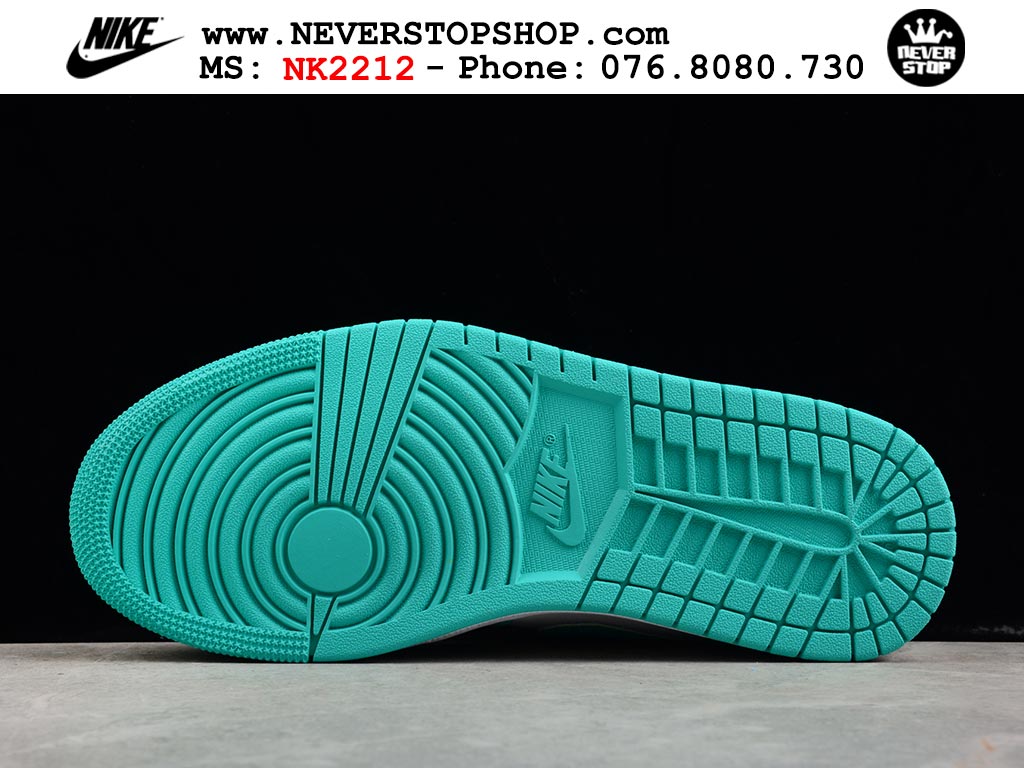 Giày Nike Jordan 1 Low Xanh Trắng nam nữ hàng chuẩn sfake replica 1:1 real chính hãng giá rẻ tốt nhất tại NeverStopShop.com HCM