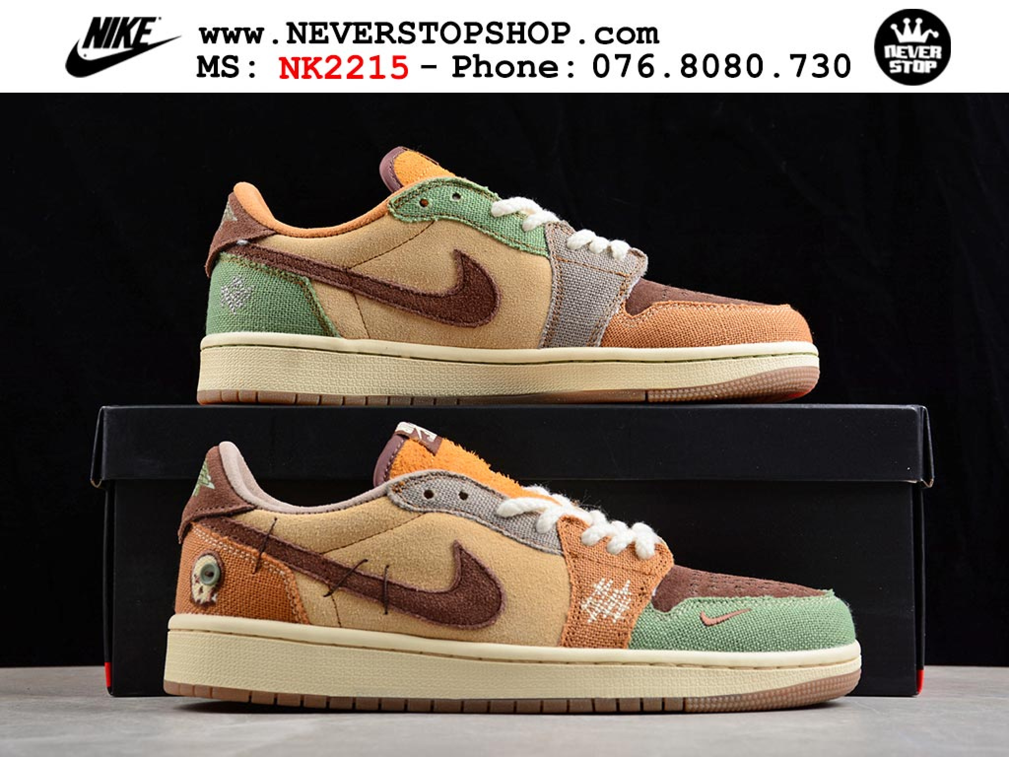 Nike Jordan 1 Low : Giày NIKE AIR JORDAN 1 LOW VOODOO cổ ...