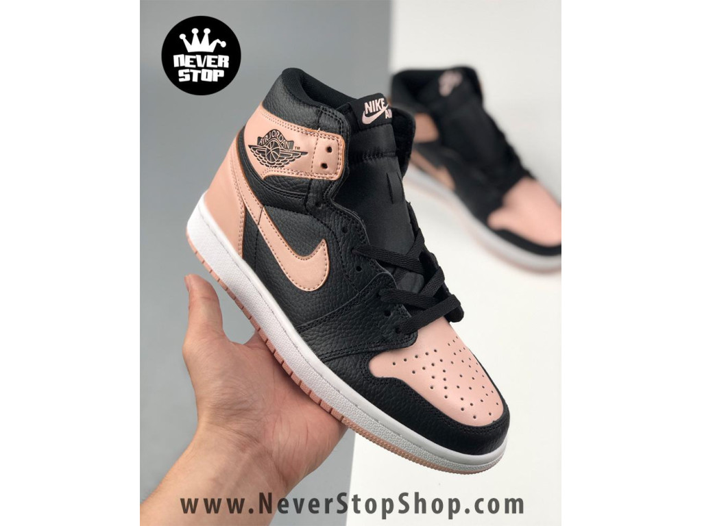 Giày Nike Jordan 1 High Black Pink nam nữ hàng chuẩn sfake replica 1:1 real chính hãng giá rẻ tốt nhất tại NeverStopShop.com HCM