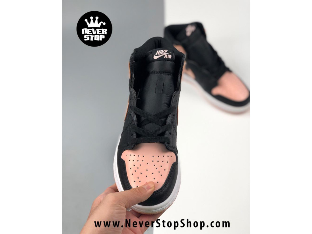 Giày Nike Jordan 1 High Black Pink nam nữ hàng chuẩn sfake replica 1:1 real chính hãng giá rẻ tốt nhất tại NeverStopShop.com HCM