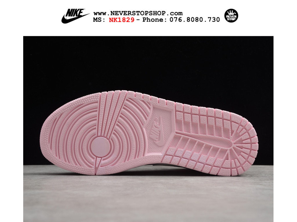Giày Nike Jordan 1 High Hồng Trắng nam nữ hàng chuẩn sfake replica 1:1 real chính hãng giá rẻ tốt nhất tại NeverStopShop.com HCM