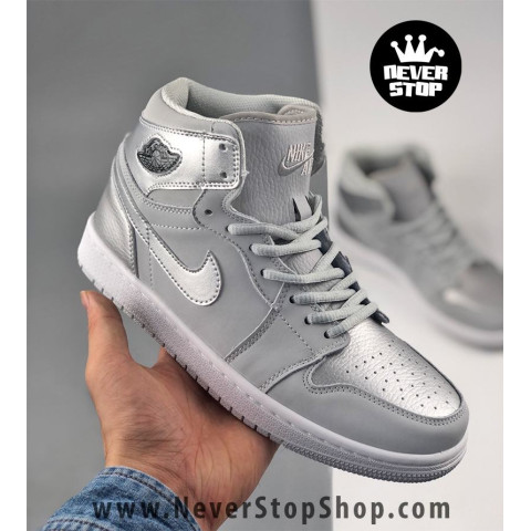 Nike Jordan 1 High Metallic Silver