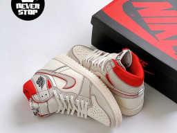 Giày Nike Jordan 1 High Trắng đỏ nam nữ hàng chuẩn sfake replica 1:1 real chính hãng giá rẻ tốt nhất tại NeverStopShop.com HCM