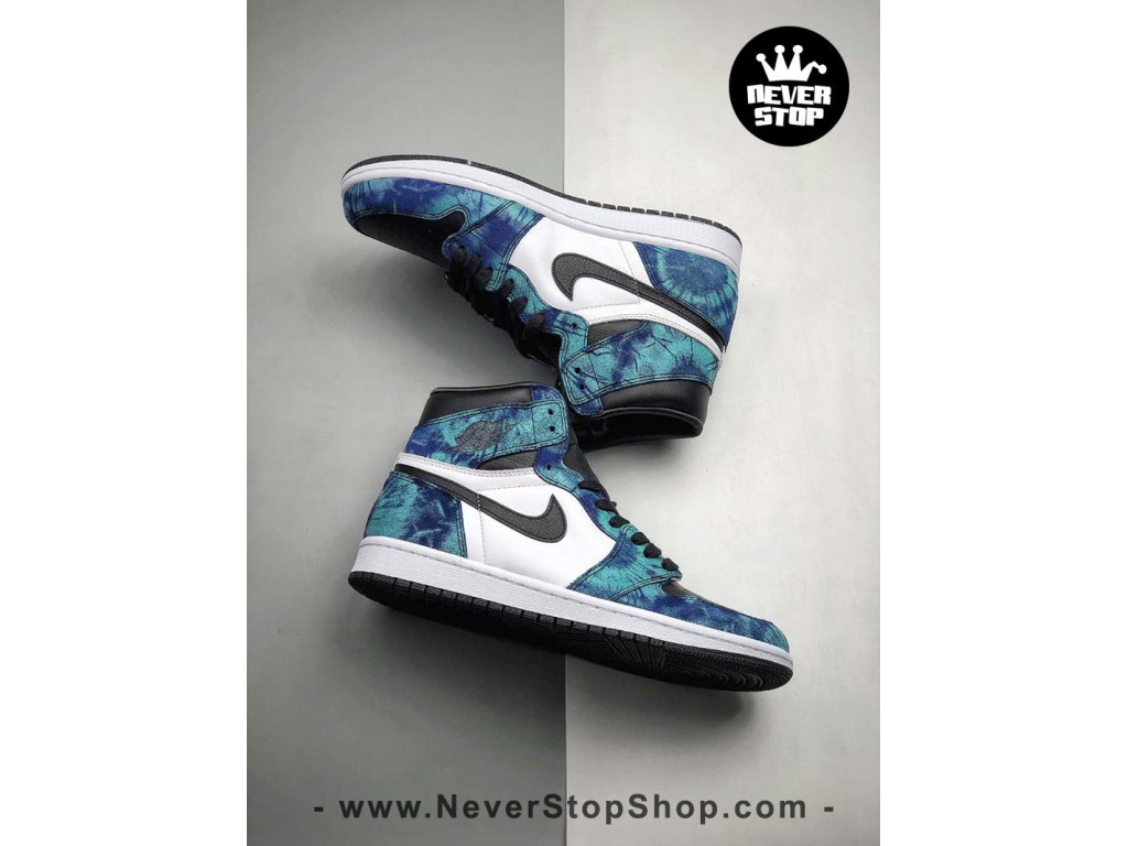 Giày Nike Jordan 1 High Tie Dye nam nữ hàng chuẩn sfake replica 1:1 real chính hãng giá rẻ tốt nhất tại NeverStopShop.com HCM