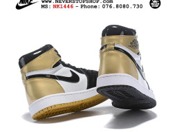 Giày Nike Jordan 1 Gold Top Three hàng replica đẹp chuẩn chất lượng cao giá tốt tại NeverStopShop.com Giày Nike Jordan 1 Gold Top Three nam nữ hàng chuẩn sfake replica 1:1 real chính hãng giá rẻ tốt nhất tại NeverStopShop.com HCM
