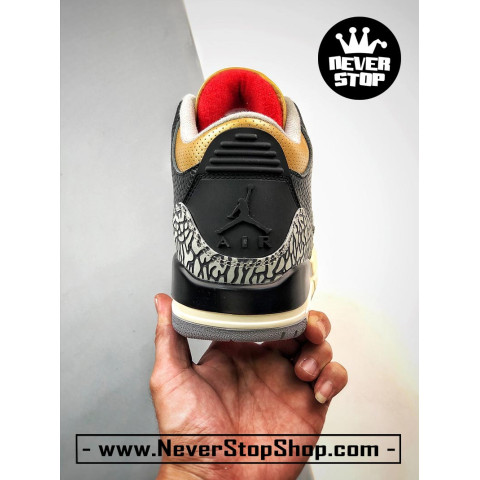 Nike Jordan 3 Black Cement Gold