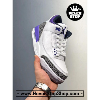 Nike Jordan 3 Dark Iris White Purple