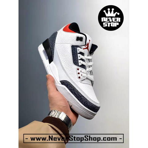 Nike Jordan 3 Denim Fire Red