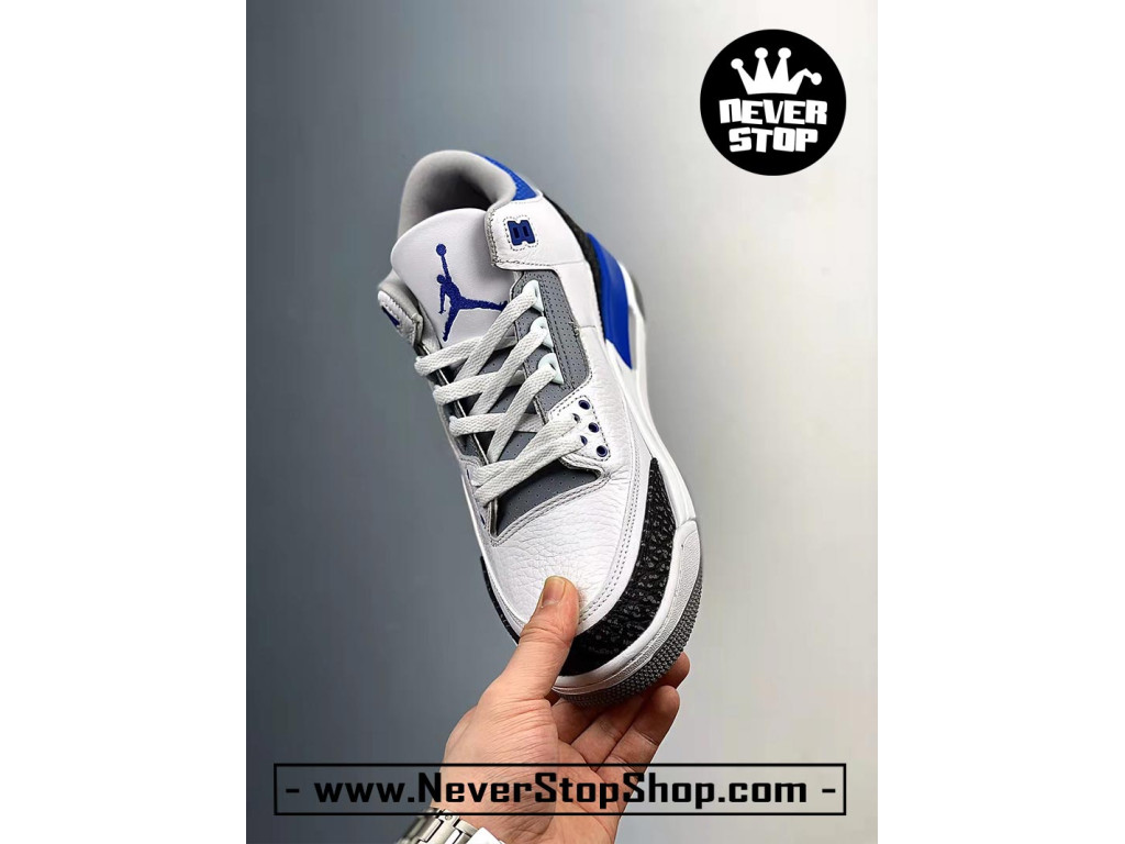 Giày bóng rổ nam Nike Air Jordan 3 Racer Xanh Dương sfake replica 1:1 authentic chính hãng real giá rẻ tốt HCM