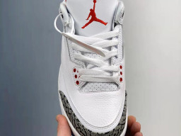 Giày bóng rổ nam Nike Air Jordan 3 Trắng sfake replica 1:1 authentic chính hãng real giá rẻ tốt HCM